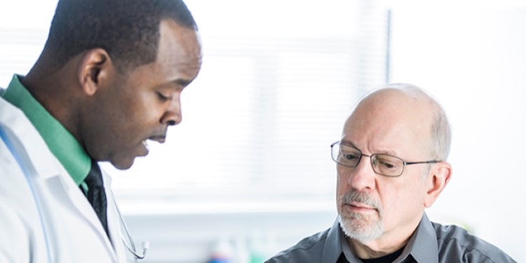 physician and patient