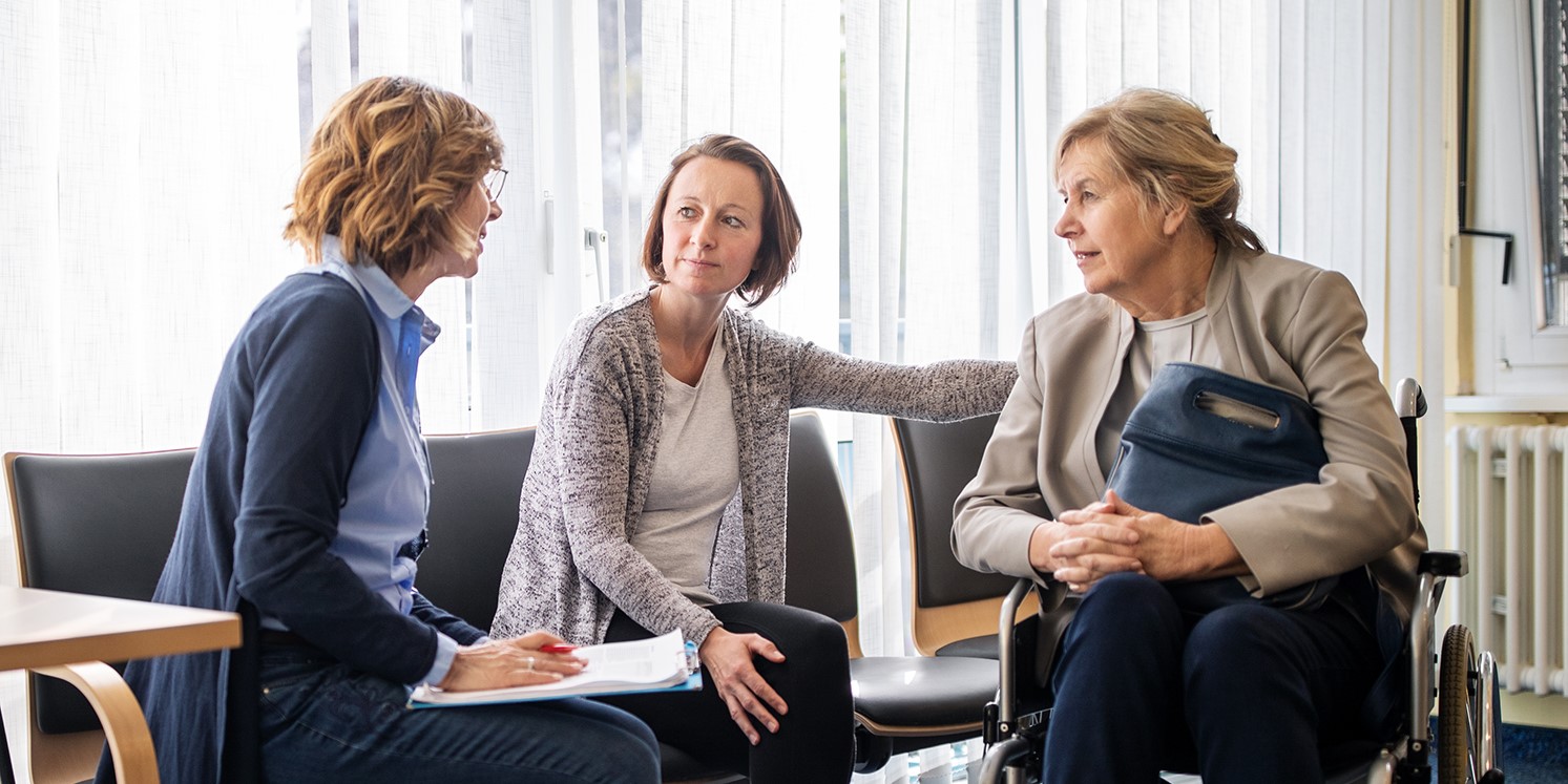 patient and caregiver